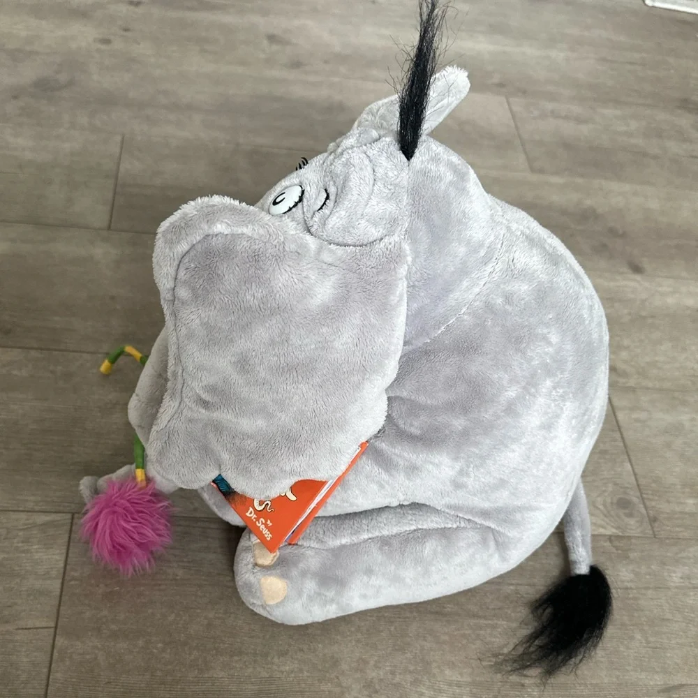 Dr. Seuss Horton Hears a Who Plush & Book Macy's 2008 14" Limited Edition - Picture 5 of 15